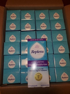 Replens Long Lasting Vaginal Moisturizer 8 Prefilled Applicators 24 Boxes