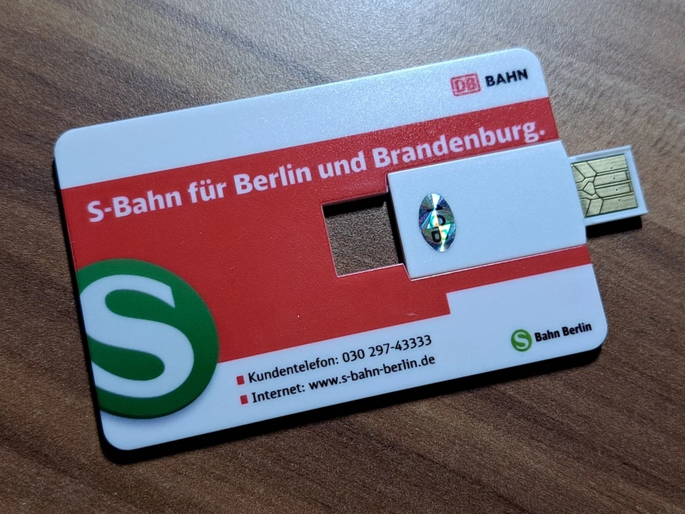 S-Bahn Berlin und Brandenburg USB Stick im Scheckkartenformat - Bild 4 von 4