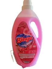 3 litre Washing Liquid Detergent Bingo Soft 30 Washes Scents of Rose 4.31 per litre