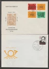 ✔️  GERMANY DDR 2 X FDC COVERS
