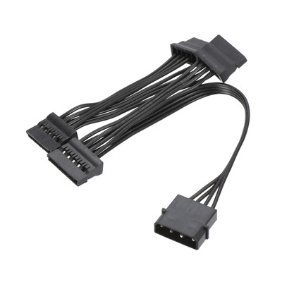 4 Pin Stecker IDE an 4X Serial ATA Buchse Verteiler Konverter Adapter Kabel
