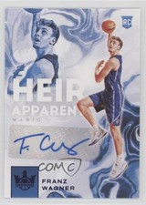 2021-22 Panini Court Kings Heir Apparent Violet 35/49 Franz Wagner Auto 0x49