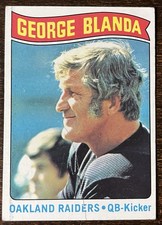 1975 Topps Set-Break #  7 George Blanda Crease