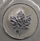 2007 Canadian Silver Maple Leaf 1 oz — photo from another recent sale