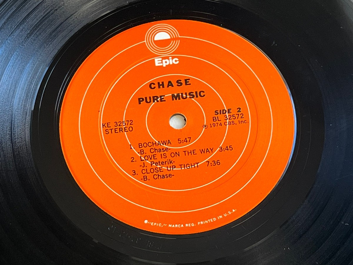 Chase “Pure Music” 1974 Vinyl LP Epic (KE 32572) Jazz Rock Fusion Chase “Pure Music” 1974 Vinyl LP Epic (KE 32572) Jazz Rock Fusion