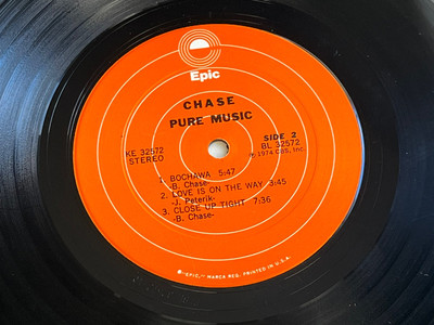 Chase “Pure Music” 1974 Vinyl LP Epic (KE 32572) Jazz Rock Fusion