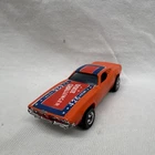 Vintage 1970 Hot Wheels DIXIE CHALLENGER 426 Hemi with Flag Roof - Malaysia