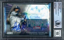Fernando Tatis Jr Auto 2020 Topps Stadium Club Power Zone Card PZ-10 Sig 10 BAS