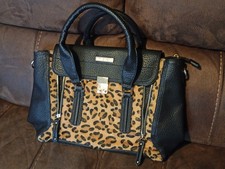 Maria Mare Damen Handtasche Shopper Leopardenmuster