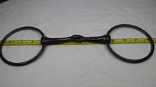 Vintage Western Horse Bit Loose Ring Sweet Iron Snaffle