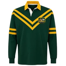 1970/75 ULTRA RARE AUSTRALIA NATIONAL TEAM RUGBY UNION SHIRT JERSEY SIZE XL MENS