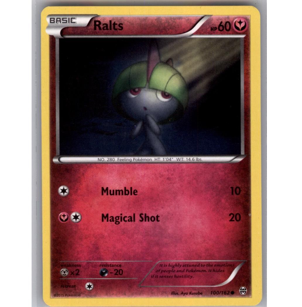Ralts (100) Regular Common XY - BREAKthrough 100/162 NM