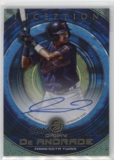 2022 Bowman Inception Prospect Blue Foil 3/99 Danny De Andrade #PA-DD Auto 2a9