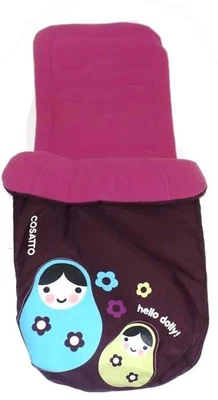 Cosatto Universal Stroller Pushchair Supa Footmuff Cosy Toes in Hello Dolly, New