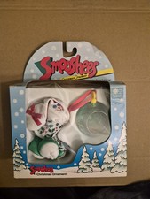 Nos Vintage Fisher Price Smooshees Christmas Ornament MISTLETOE THE PUP 1987