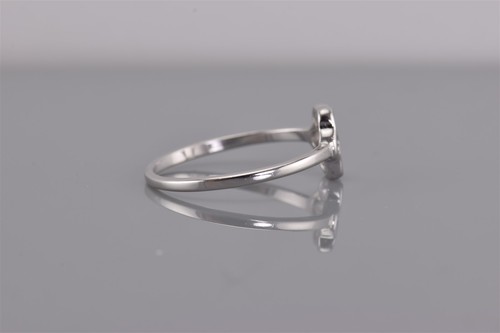 Sterling Silver 7mm Dog Paw Openwork Band Ring 925 Sz: 7 - Picture 3 of 7