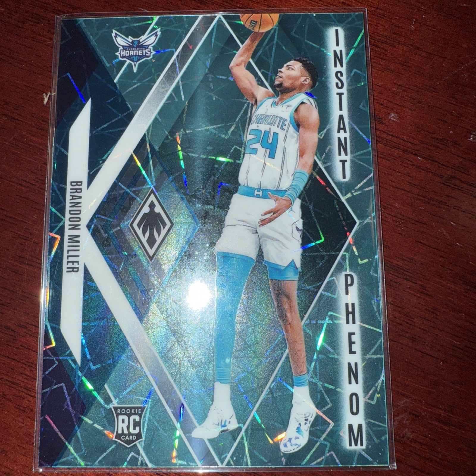2023-24 Panini Phoenix - Brandon Miller - Instant Phenom Rookie Teal Lazer #24