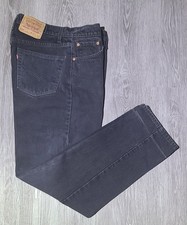 VTG 90  s Levi's Black Tab Black Denim Jeans Made In USA, Mens 32x33
