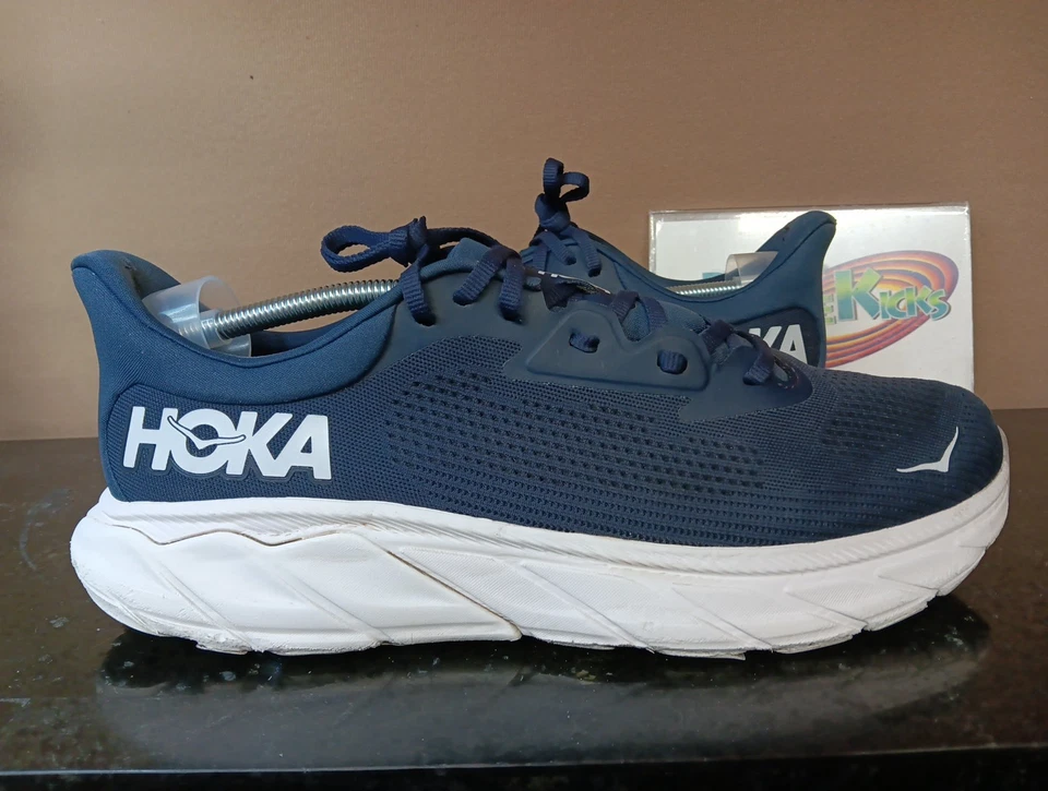 🔥HOKA🔥 ONE ONE "ARAHI 7", F27223J, HOMBRE TALLA 13 US 47EU, AZUL/BLANCO,USADO  Foto 3 de 4