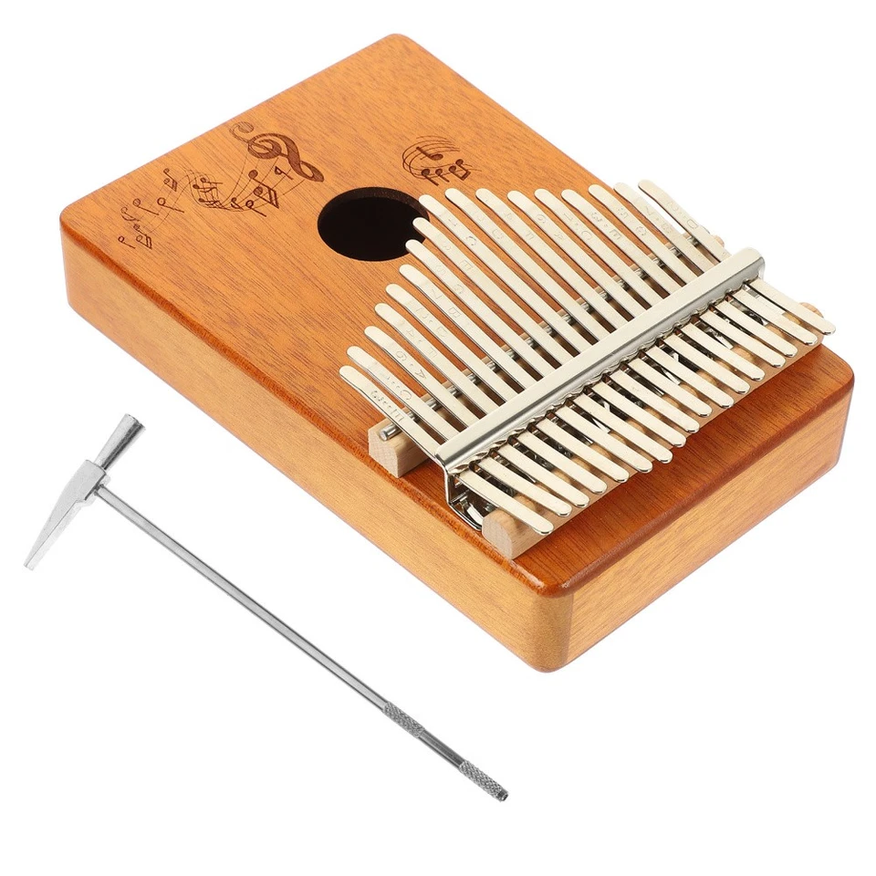 1 Set Kalimba-Tastatur Thumb Piano 17-Ton-Finger-Klavier-Musikinstrument-Angebot - Bild 2 von 4