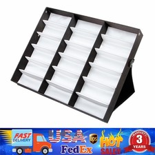 18 Slots Eyeglasses Storage Box Sunglasses Organizer Display Case Glasses Holder