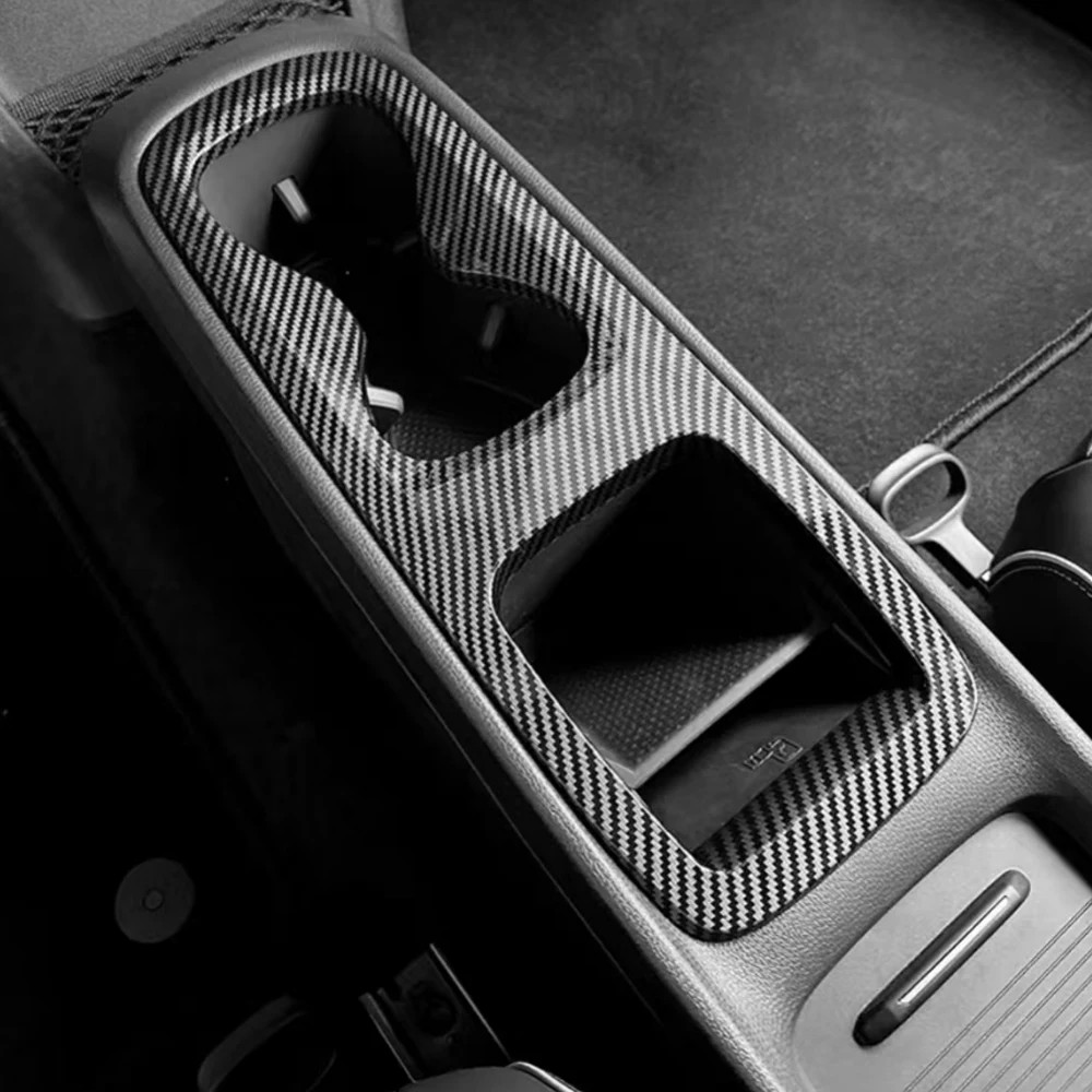 Carbon-Optik Blende für den Getränkehalter - Ansicht 2 für VW ID.3