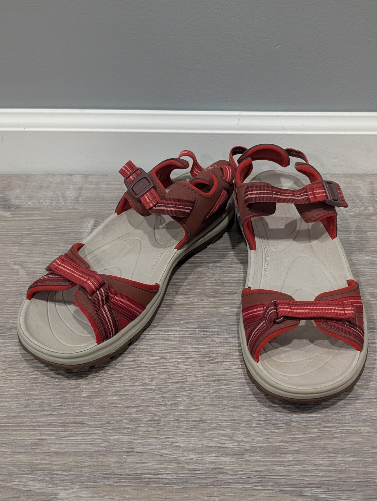 Sandali Keen Terradora II donna taglia 9 5 rossi punta aperta regolabile scarpa sport acquatici