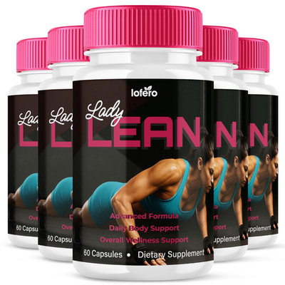 (5 Pack) Lady Lean Capsules, LadyLean for Fat Burn & Weight Loss Pills (300Ct)