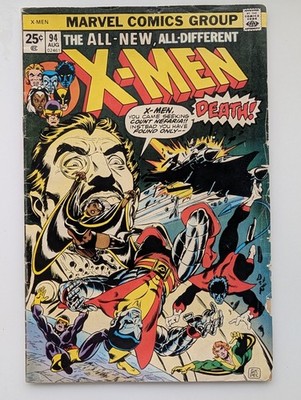 X-Men 94 1st New Team In Title 2nd Appearance 1975 Glossy Mid Grade Wolverine