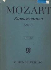 Score: Mozart. Klaviersonaten 1 / Piano Sonatas, volume 1. Henle