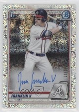 2020 Bowman Draft Chrome Picks Sparkle Refractor 6/71 Jesse Franklin V Auto 0l9t