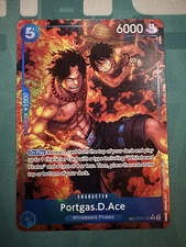 One Piece Card Game CCG TCG Portgas.D.Ace OP08-052 TR Treasure Rare Alt Art