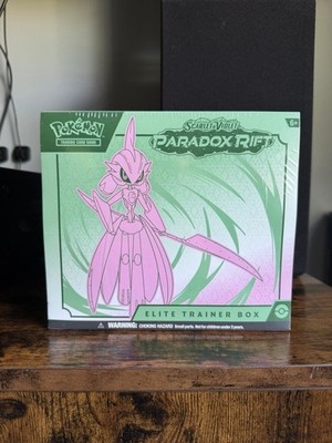 Pokémon Scarlet & Violet Paradox Rift Iron Valiant Elite Trainer Box ETB Sealed