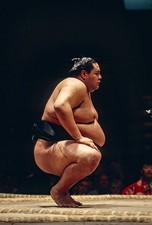 Akebono Taro born in Hawaii as Chad Rowan competes 1993 San Jose B- Old Photo 5