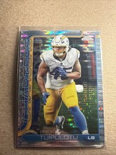 Tuli Tuipulotu Pulsar Refractor 2025 Topps Chrome #163 LA Chargers