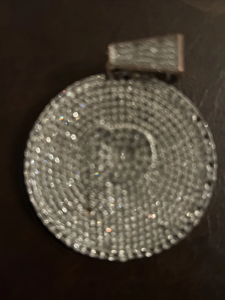 Cuban Link Diamond Chain With Pendent - Image 2 of 4