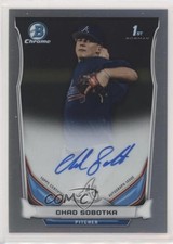 2014 Bowman Draft Chrome Pick Refractor Chad Sobotka #BCA-CSO Auto l0q