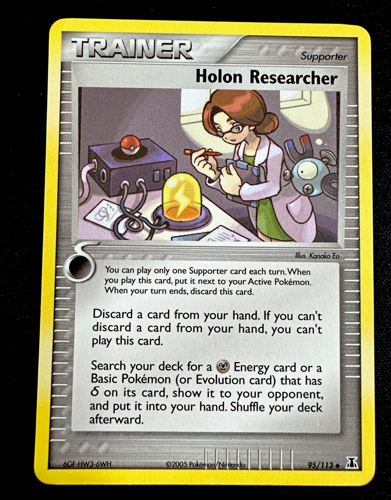 Holon Researcher 95/113 NM EX Delta Species Pokemon Near Mint