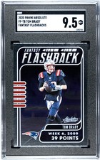 2020 Panini Absolute Tom Brady Fantasy Flashbacks SGC 9.5 MINT+