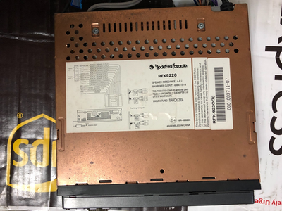 Rockford Fosgate RFX-9220 am/fm stereo CD Player | eBay