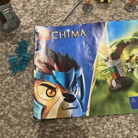 LEGO LEGENDS OF CHIMA Jungle Gates 70104 ~ 100% COMPLETE w Manual (No Cards/Box)