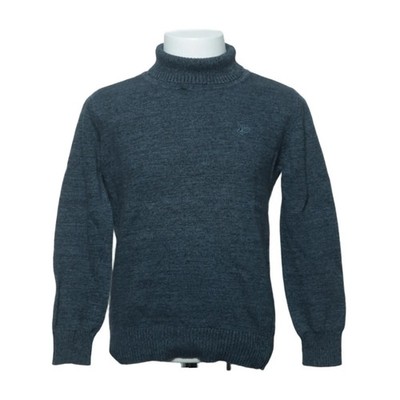 Hello!, Rollkragenpullover, Größe: 110/116, Blau, Baumwolle, Einfarbig #Le8
