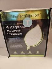 Perfect Comfort Waterproof Mattress Protector. Twin.