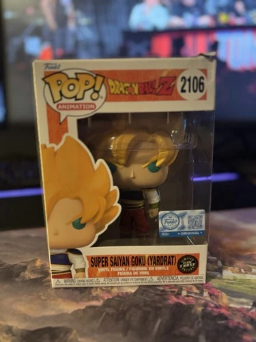 Funko Pop Dragon Ball Z #2106 Super Saiyan Goku Yardrat GITD CHASE (TEAR ON BOX)