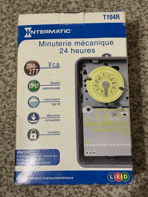 Intermatic T104R 208-277V 24 Hour Electromechanical Time Switch