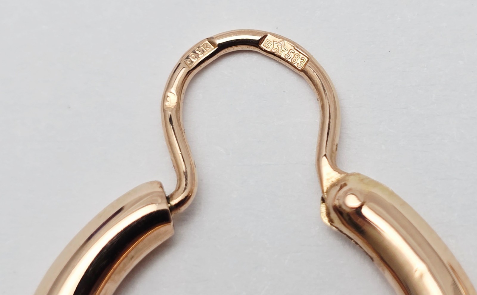 Unique Medium 14K Solid Rose Gold Designer Polish… - image 14