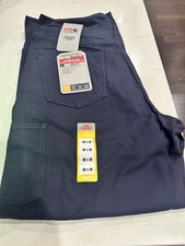 Carhartt FR CAT2 Loose Fit Canvas 5 Pocket Work Pants 38 x30 BN0159-FRM Blue