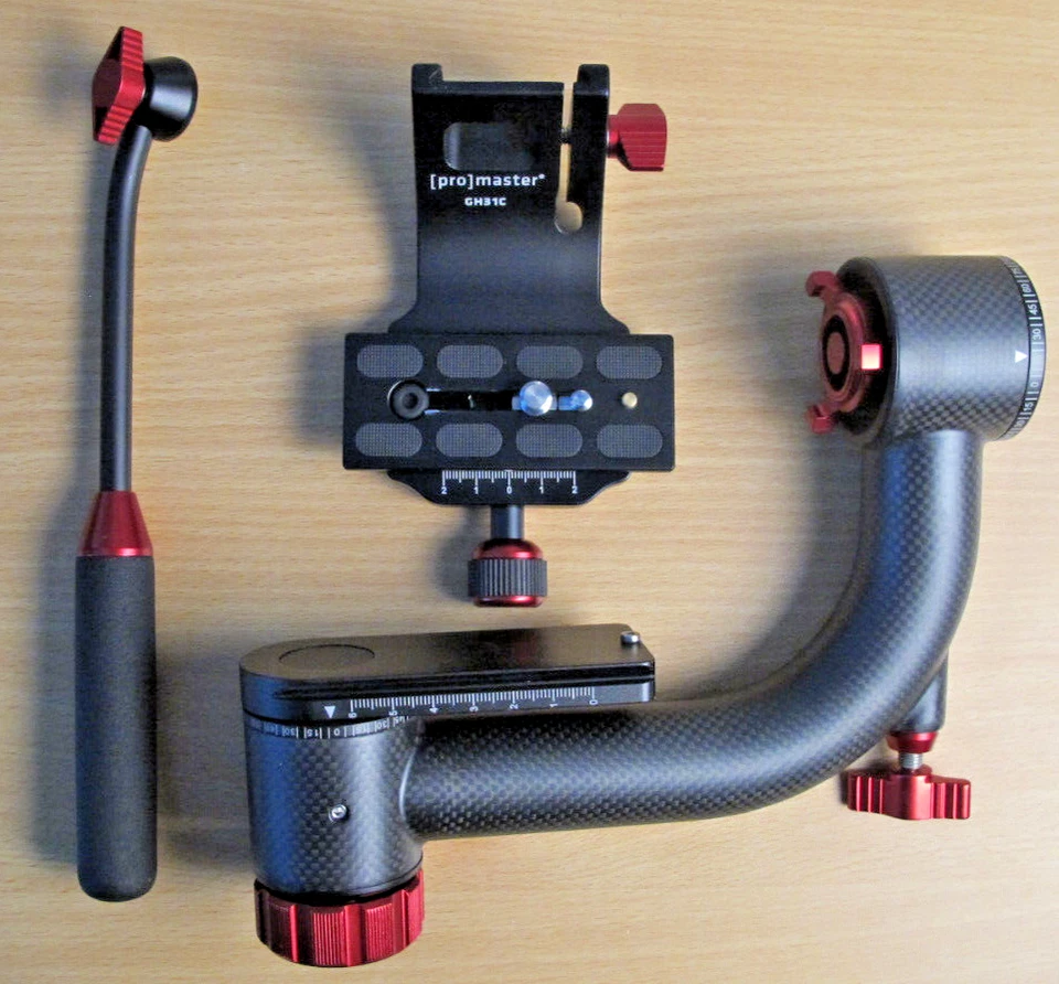 ProMaster GH31C Professional Carbon Fiber Gimbal Head #2393 Open Box mint - Image 3 of 3