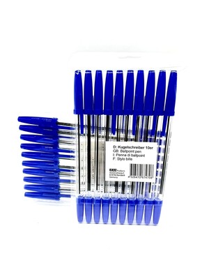 Osma Kugelschreiber mit Kappe - Blau, 10-Tlg online kaufen | eBay 