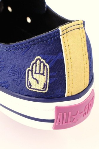 JoJo's Bizarre Adventure x Converse ALL STAR OX Jotaro 1CJ591 US8.5 w/Box New -2 - Picture 5 of 10